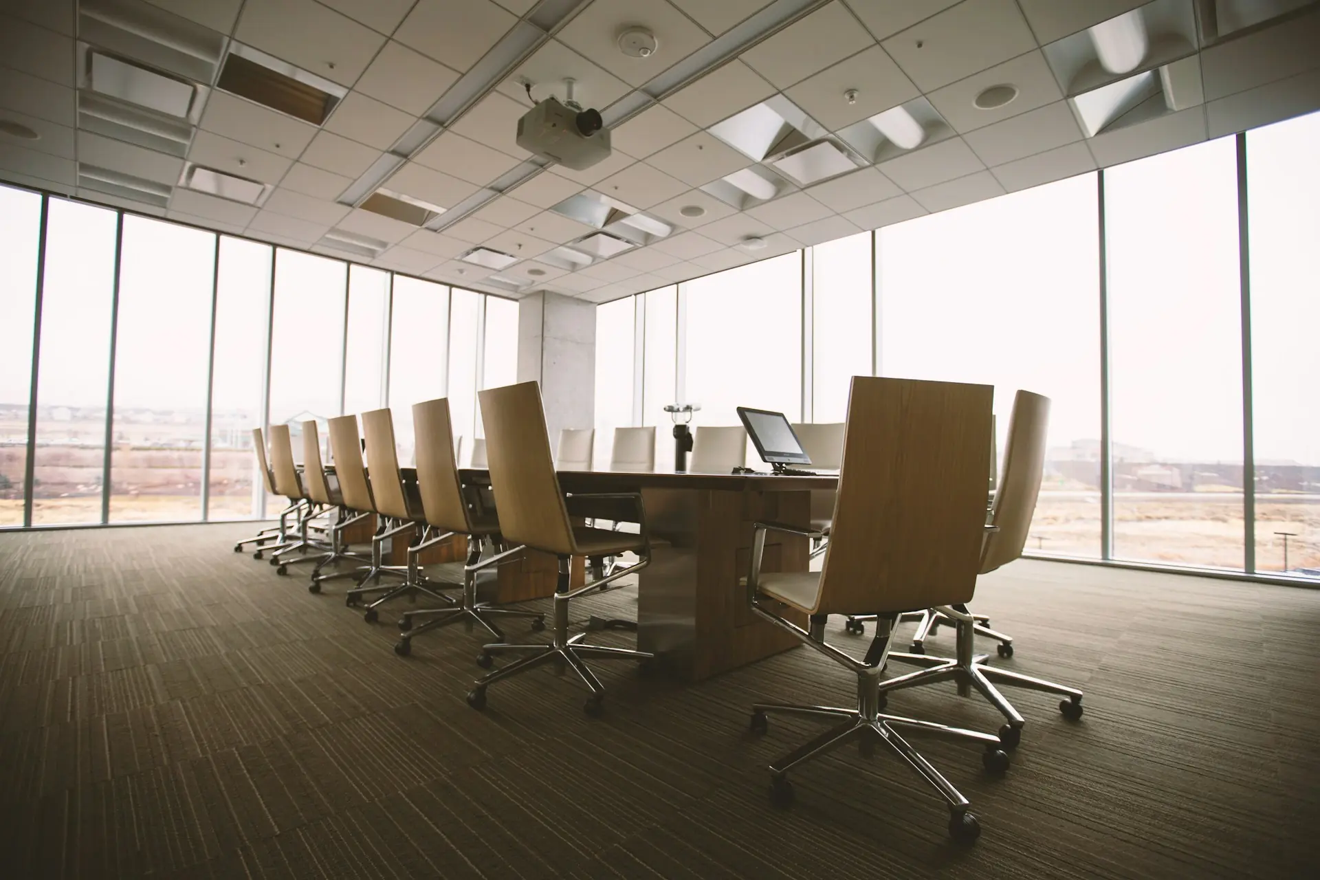 Sala de reuniões corporativa
